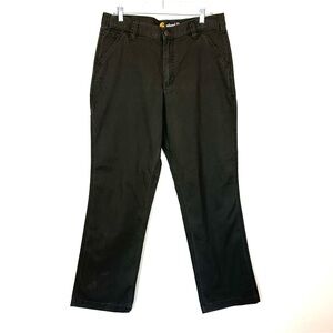 Carhartt Relaxed Fit 34x32 Dark Grey Workwear Outdoor Contractor Canvas Pants